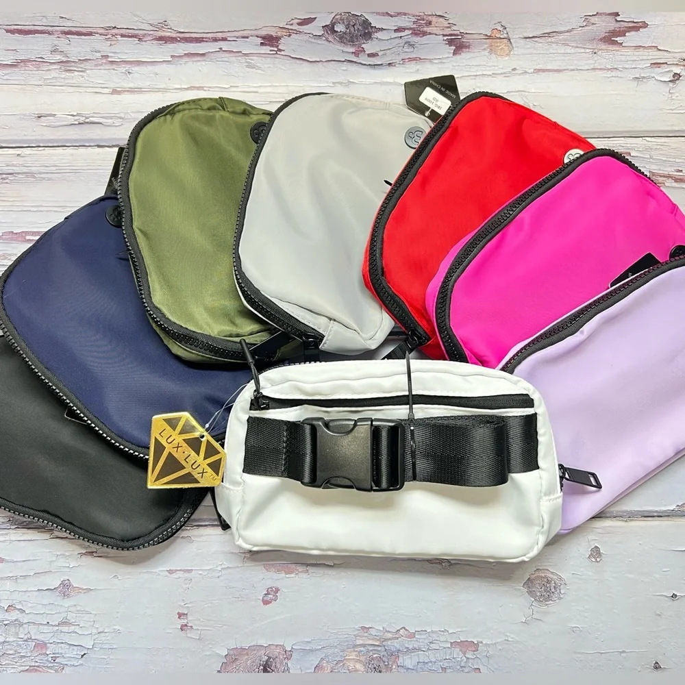 NAVY Lux-Lux Belt Sling Crossbody Bags Fanny Pack Travel Gift Giving NWT - Picture 4 of 14